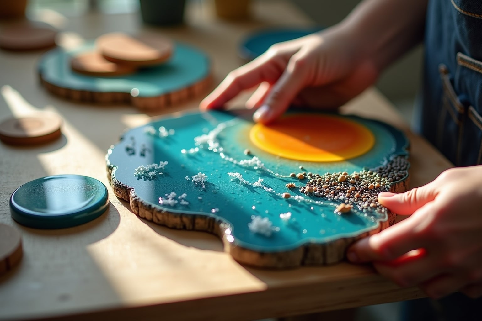 Phenolharz-Laminatplatte In Orange – Vielseitig F Produktbild-Vorschau 4
