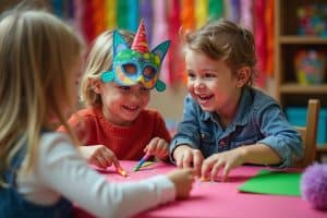 Karneval Deko basteln mit Kindern - 5 bunte Ideen