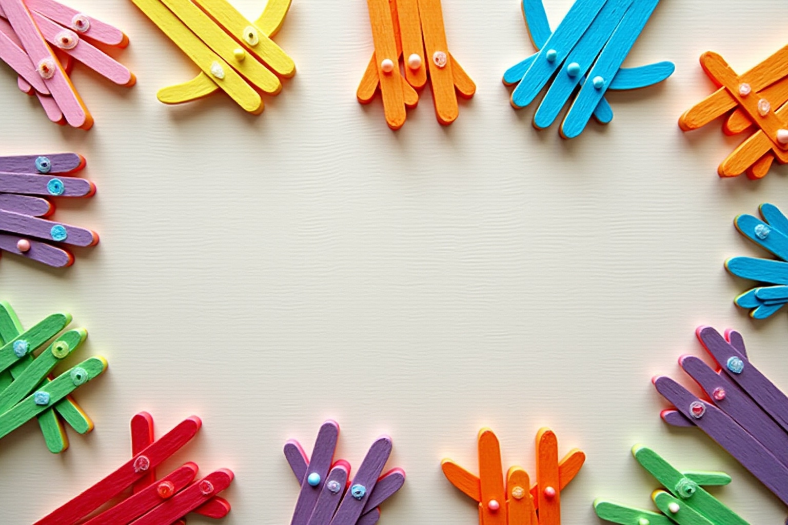 15 Ideen zum Basteln mit Eisstielen