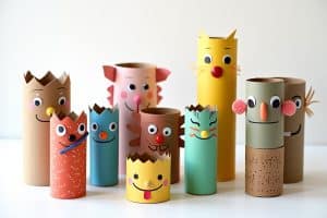 14 basteln mit Papprollen Ideen