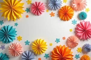 15 Basteln mit Tonpapier Ideen